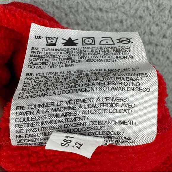 And 1 Hoodie Mens Large Red Pullover Sweater Side Zip Basketball Sports Casual - Picture 14 of 15